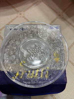 Classic glass cake plates, new