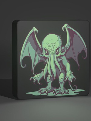Baby Cthulhu Lightbox 3D printed new