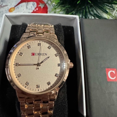 Curren women's watch new gold color