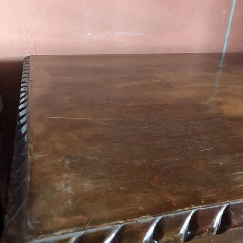 Old dining table used with scratches