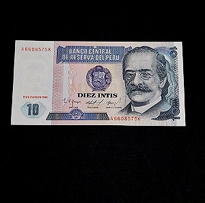 PERU. 10 INTIS 1987