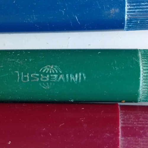 Pens used, set of four