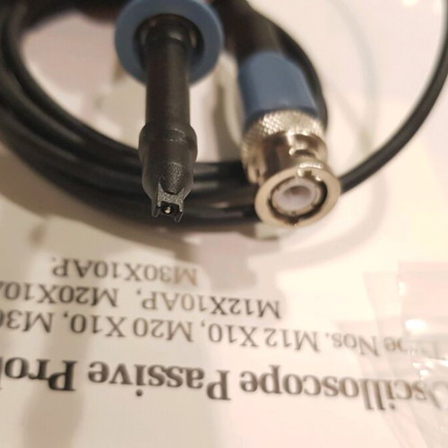 Oscilloscope passive probes M12 X10 used, set of 3 pieces