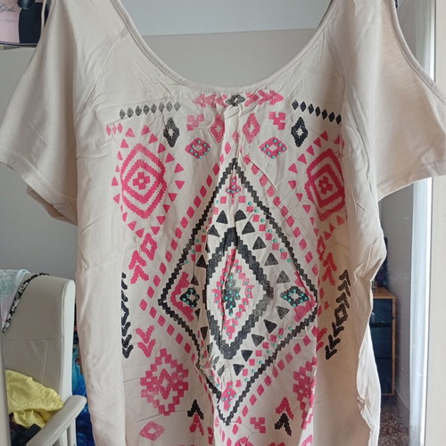 Stradivarius multicolor blouse, size M