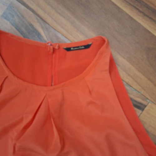 Massimo Dutti coral dress Medium like new, lined, knee-length