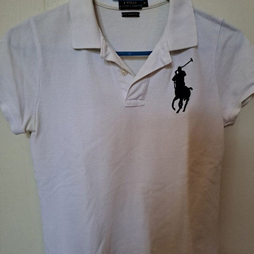 Ralph Lauren Polo Shirt white, like new, women's M