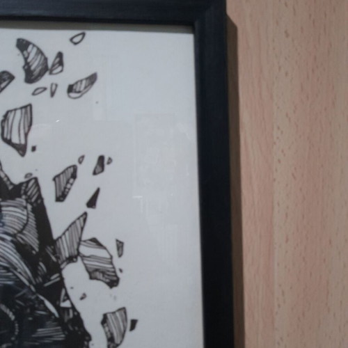 Star Wars Darth Vader Poster used with frame