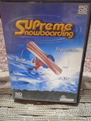 Supreme Snowboarding PC game used, sports