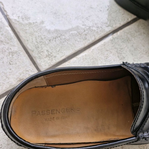 Passenger men's shoes used, leather, size 42, black
