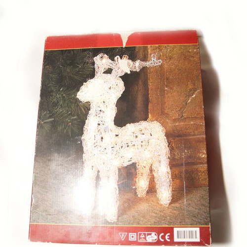 Christmas lighted reindeer used