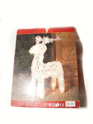 Christmas lighted reindeer used