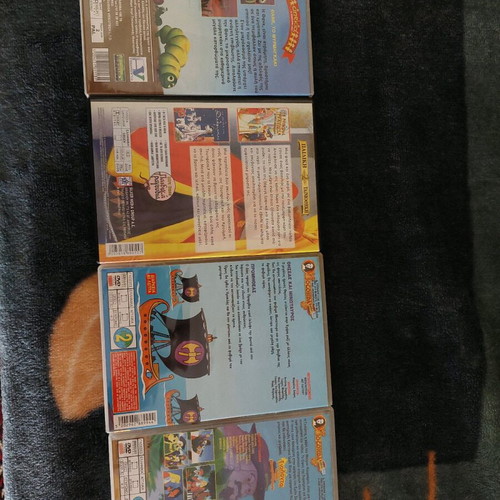Animated movies like new, pack of 4 DVDs