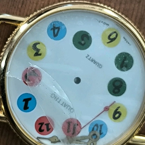 Watch parts like new, multicolored