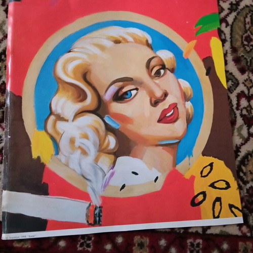Αφίσα Σαντέ vintage σαν καινούργιο, διαστάσεις 35x37cm