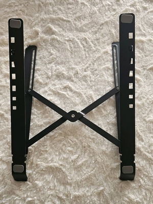 Laptop stand new, adjustable to seven height positions, black
