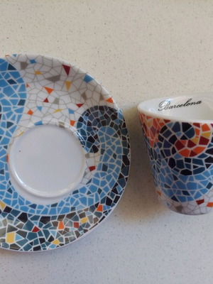 Coffee cup from Barcelona like new