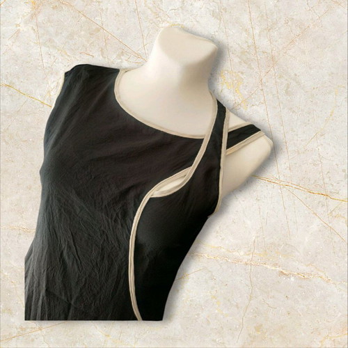 Silk tunic dress size S black like new