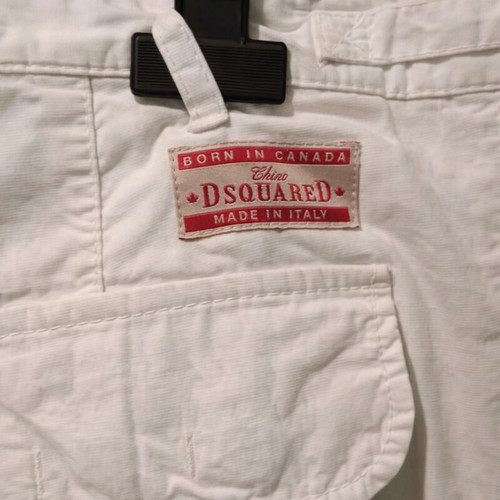 Dsquared² White Pants Like New Made in Italy Size 46