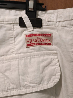 Dsquared² White Pants Like New Made in Italy Size 46