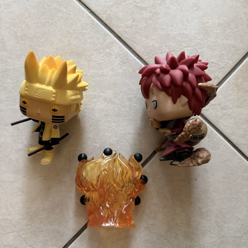 Funko Pop Naruto Shippuden Bundle Six Paths Sage and Gaara like new