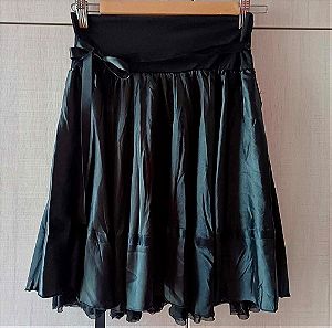 Αέρινη Σατέν Φούστα ZIC ZAC σε Μαύρο Χρώμα -  One Size