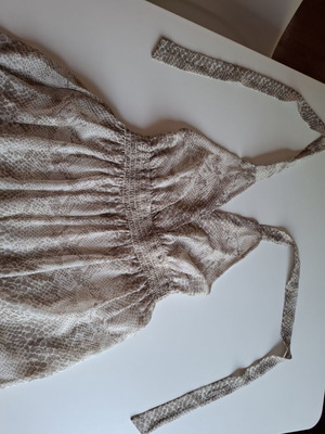 Morgan long summer dress, snake print, like new, size L