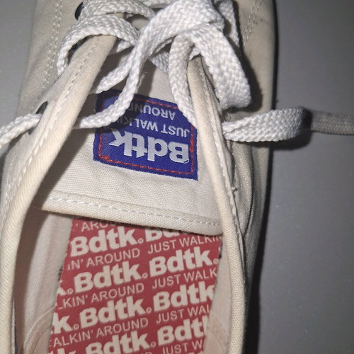 BodyTalk men's canvas shoes used, white, size 45