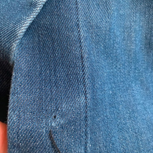 Zara denim skirt used, blue, size M, cotton