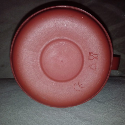 Melitta thermal jug used, red color 500 ml