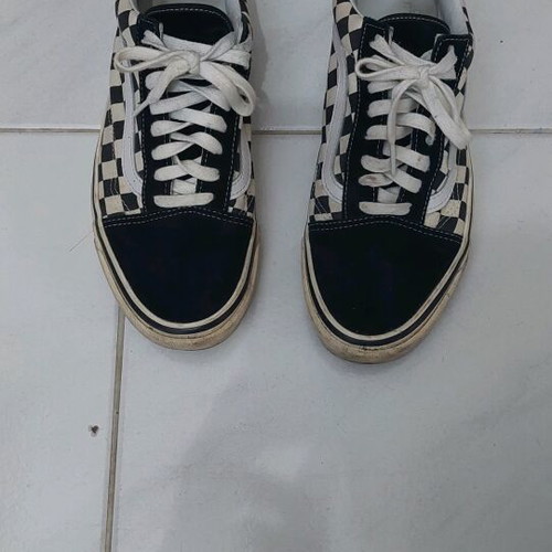 Vans shoes used, size 42.5, black and white