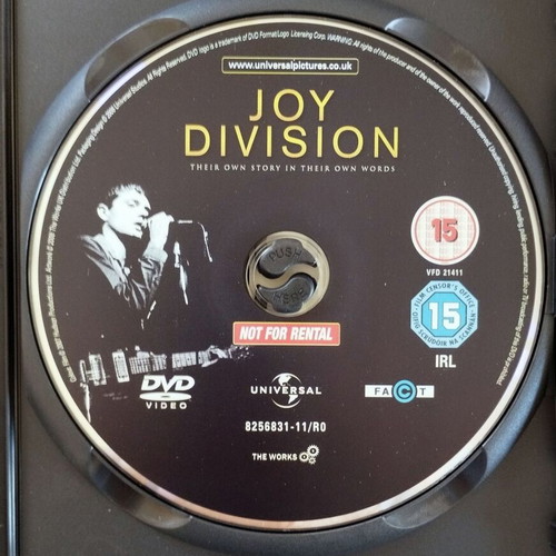 Joy Division DVD like new, documentary with subtitles