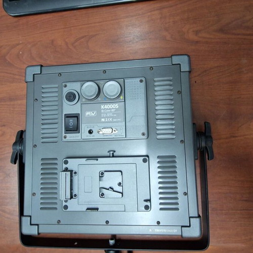 Pro Lighting Kit with 3 F&V K4000S Bi-Color LED Panels, 3 Manfrotto Stands and 4 V-Mount Batteries like new