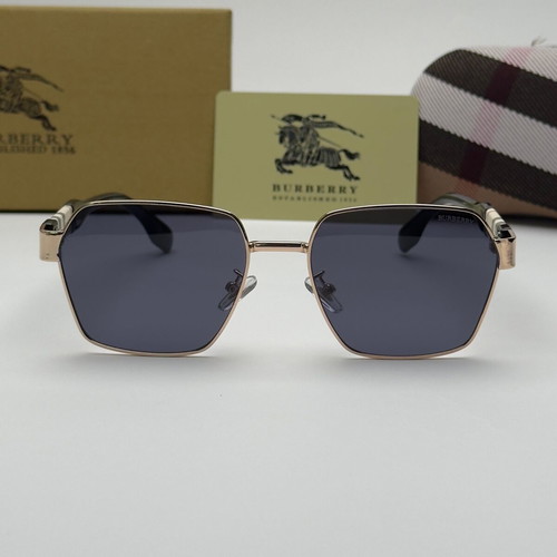 Burberry Gold Edition sunglasses new unisex metal frame black lenses