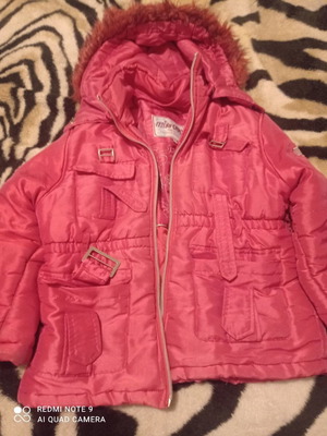 Girls' jacket used pink M One & Miss One 116 cm