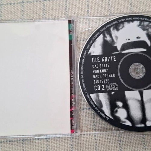 Die Ärzte Das Beste Von Kurz Nach Früher Bis Jetze 2CD used, rock