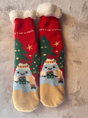 Christmas socks 2 pairs with lining, size 36-42, new