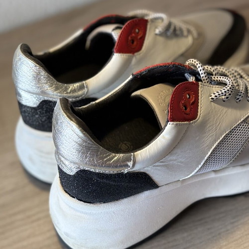 Janet Sport Chunky Platform Sneakers like new, size 40, white