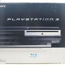 Sony Playstation 3 Fat Black Console PS2 Compatible used, box only