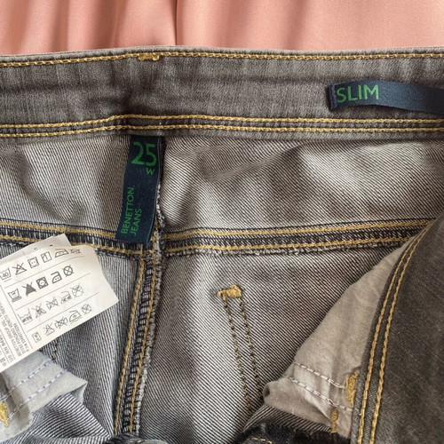 Benneton gray jeans like new