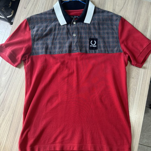 Fred Perry x Raf Simons Polo T-Shirt Limited Edition, like new, red