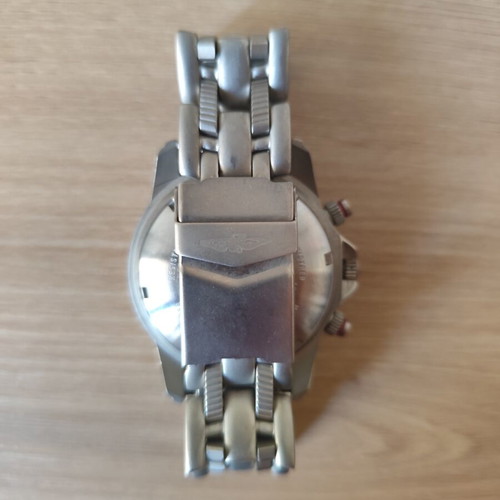 Sector 450 vintage chronograph quartz watch used, black and silver