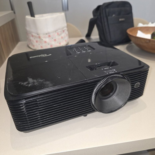 Optoma projector used, black, ideal for home cinema and gaming