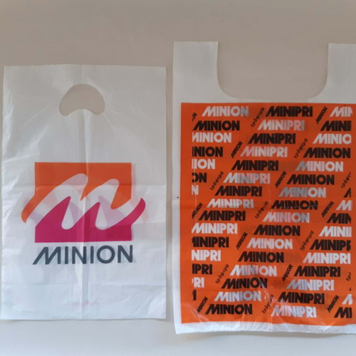 Minion shopping bags used, pack of two