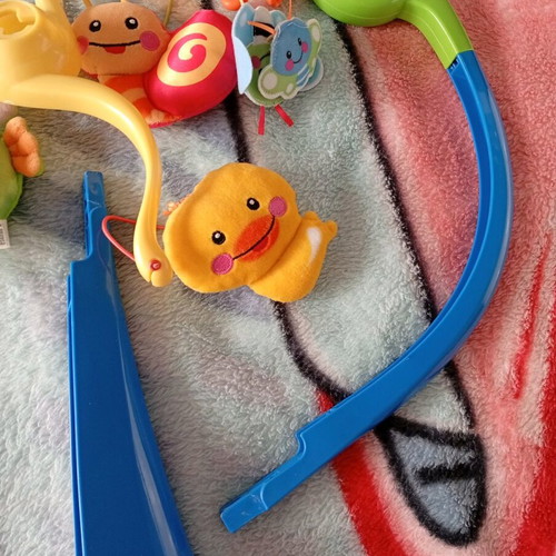 Baby toy like new for crib