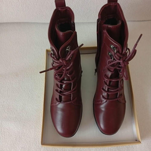 Women's anatomical boots M&M like new, size 37, burgundy