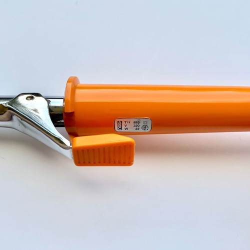 Hair Curling Iron Retro used, orange 1970s ABC