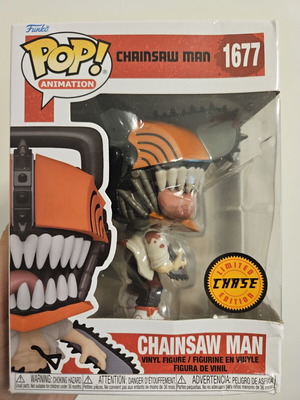 Chainsaw Man #1677 Chase Funko Pop used with box damage
