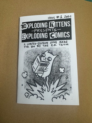 Exploding Kittens Comic Fanzine like new