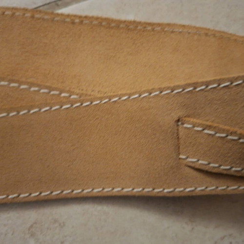 Suede type belt like new, brown, adjustable