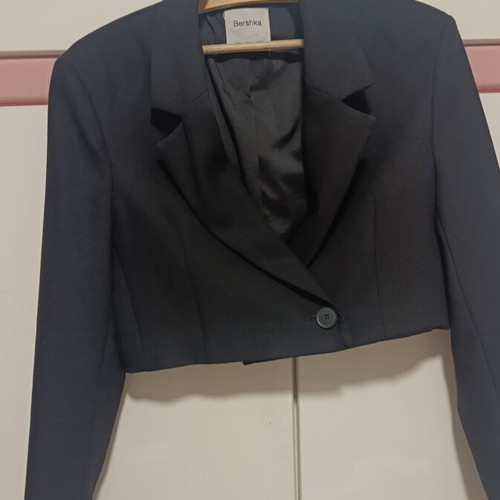 Bershka Short Jacket black, like new, size S